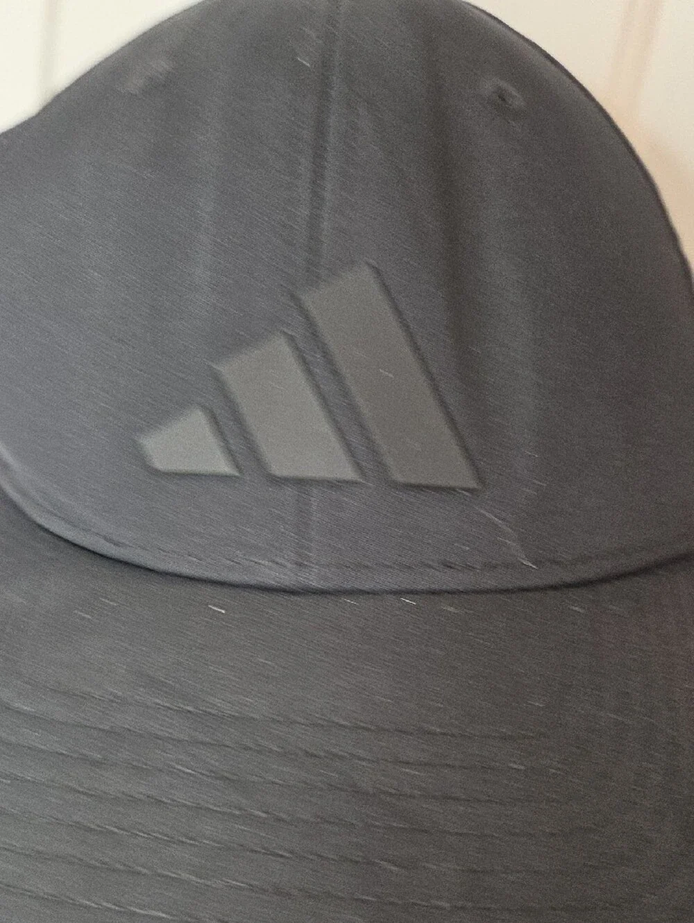 adidas Black Performance Baseball Cap with Subtle Logo